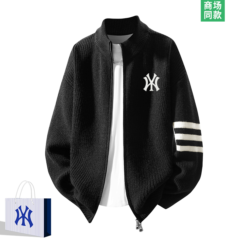 开衫毛衣外套男士潮牌针织衫