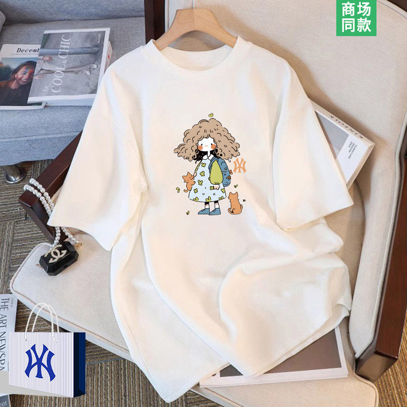 卡通森系少女短袖t恤女士