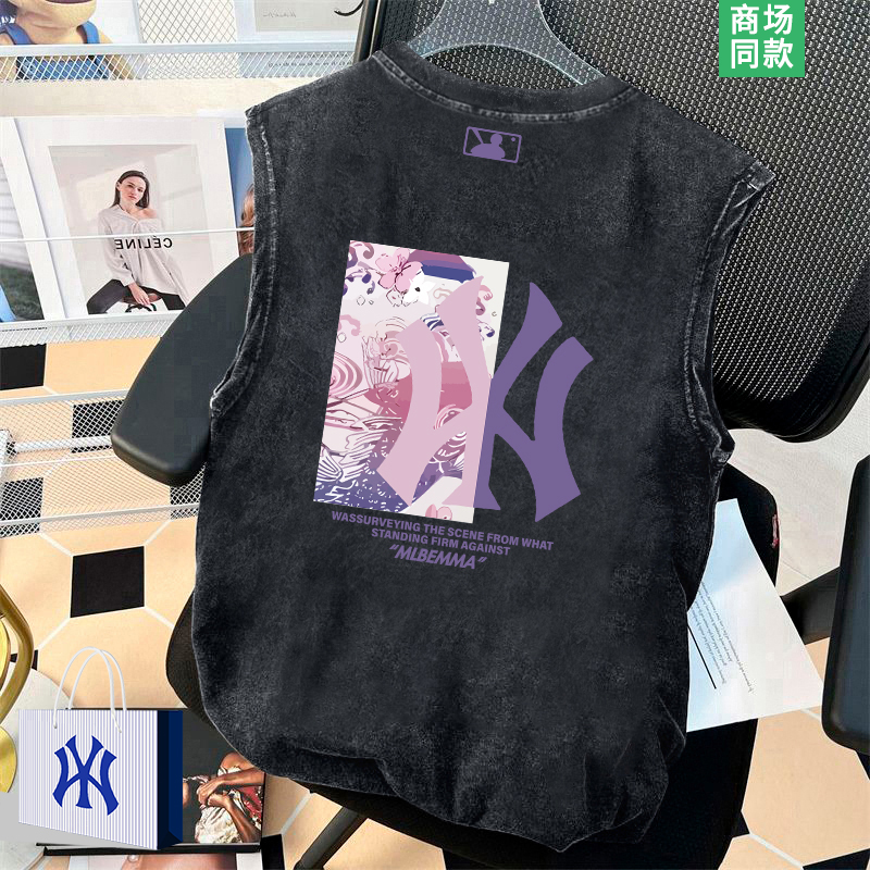 夏季潮牌男女款高级感纯棉背心