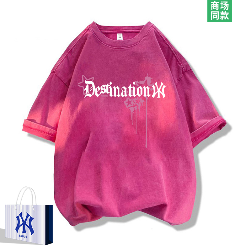 夏季流行爆款纯棉短袖t恤女士