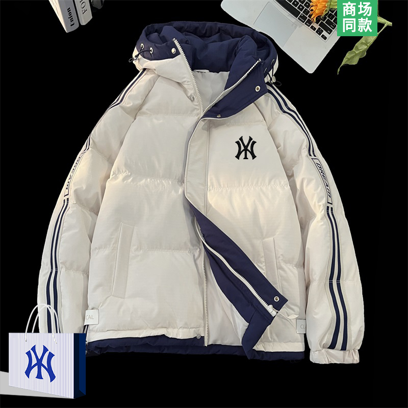 拼色棉服男士加厚冬装棉衣外套