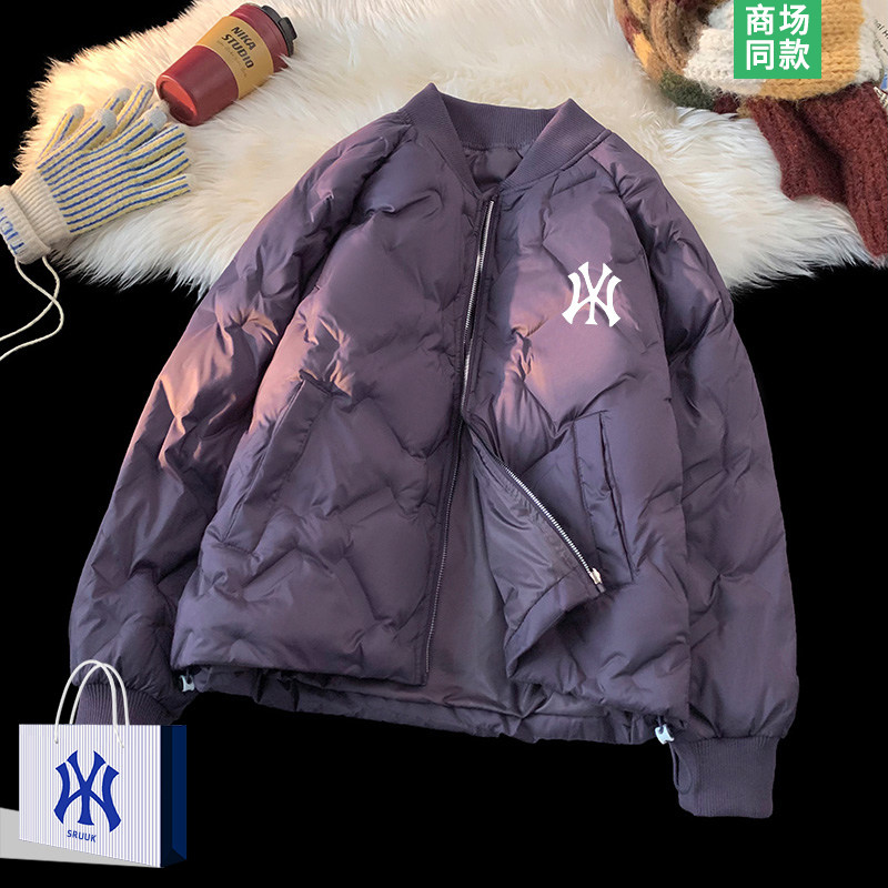 棒球领棉服男士防寒棉衣外套