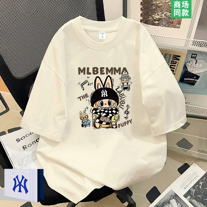 拉布布短袖t恤女潮牌上衣