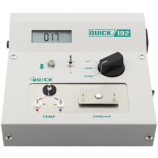 QUICK快克192焊台测试仪电烙铁温度测试测温对地电势电阻测试仪器