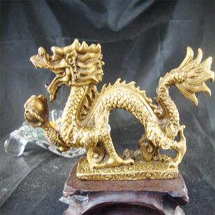 铜龙摆件镇宅青龙位客厅书房玄关办公室招财口舌是非开业前台桌面