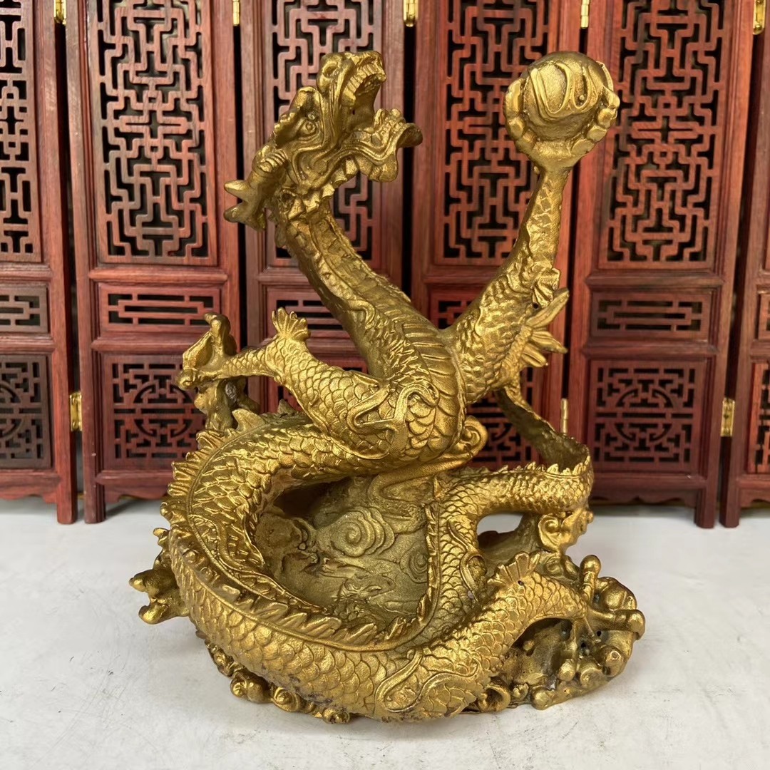 办公室镇宅招财青龙书房摆件