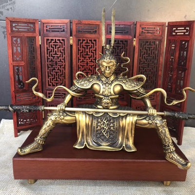 铜玄关齐天大圣斗战胜佛招财摆件