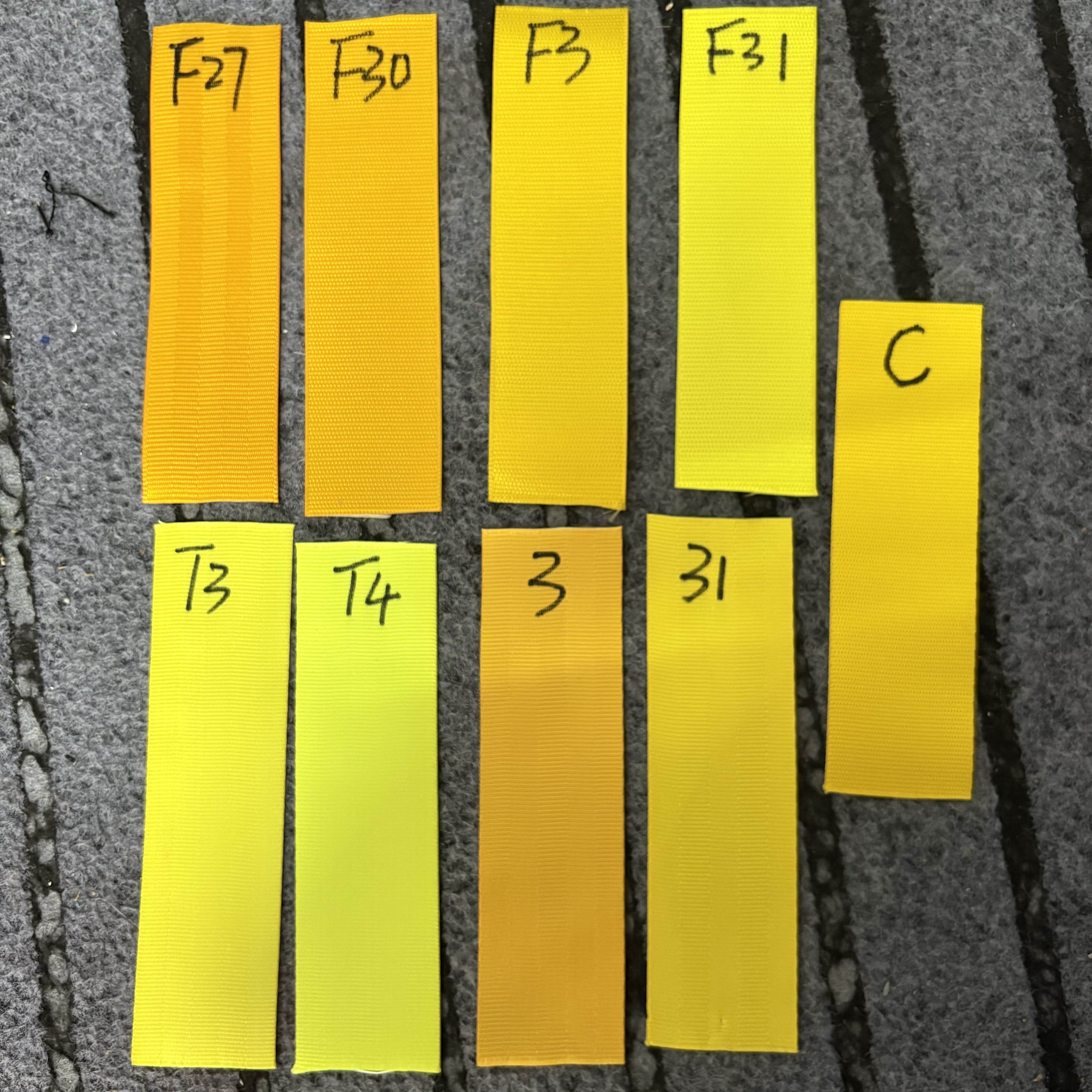 汽车改色安全带黄色安全带织带适用于奔驰安全带总成改装辅料