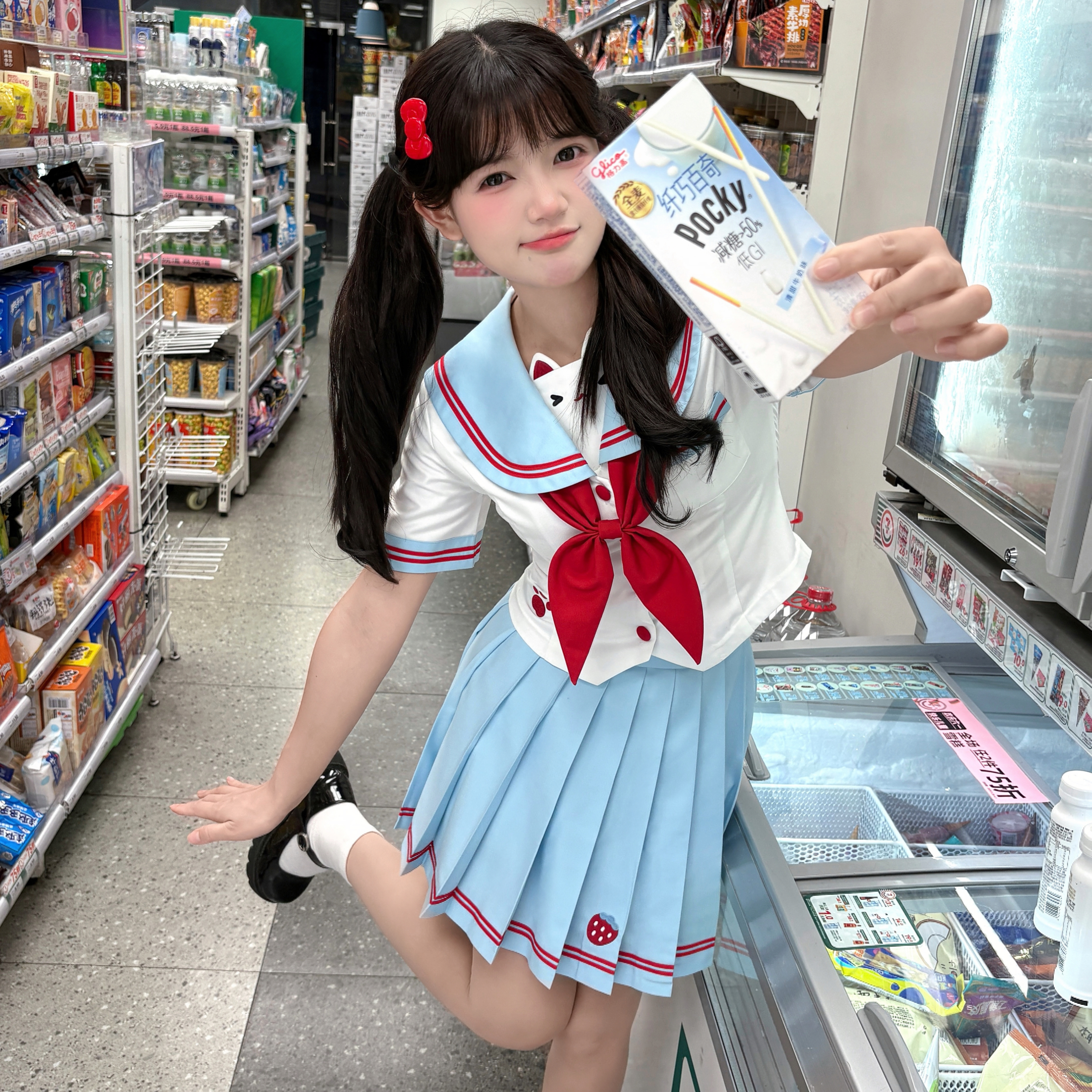 莓小喵/莓喵jk馆水手服幼稚园