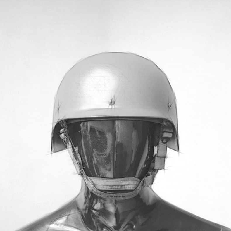 永威防弹钢盔头盔帽安全帽特种防爆纯钢摩托车多功能jdk204防暴盔