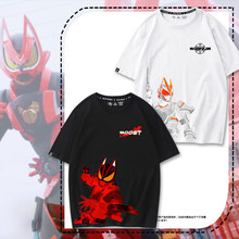 假面骑士逢魔时王帝骑零一极狐周边宽松纯棉短袖T恤男夏衣服jl