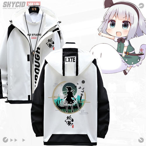东方project游戏魂魄妖梦衣服男女情侣夹克时尚百搭款外套个性jl