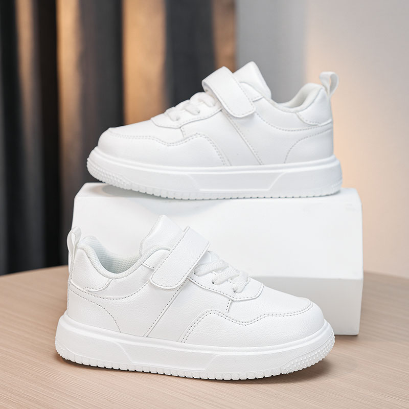 学校指定儿童小白鞋透气运动鞋