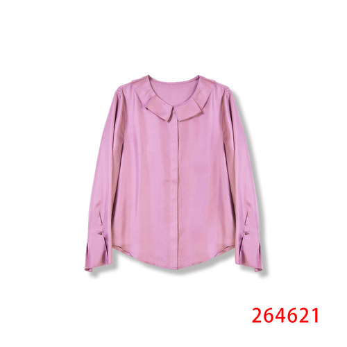 【邢康莉甄选】斜纹绸桑蚕丝衬衫264621