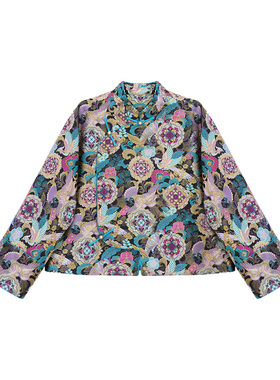 【呼呼专享】玄鸟珐琅锦外套  28107