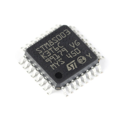 原装正品 STM8S003K3T6C LQFP-32 16MHz/8KB快闪记忆体/8位微控制