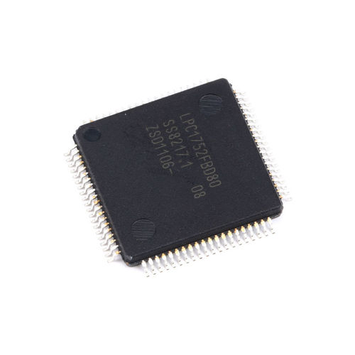 原装正品 贴片 LPC1752FBD80 LQFP-80 32位微控制器 CORTEX M3