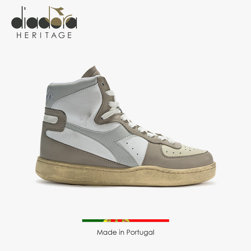 【断码清仓】diadora迪亚多纳男女鞋复古高帮做旧休闲鞋MI basket,运动鞋new,板鞋,淘宝优惠券,粉丝福利购,淘宝优惠卷