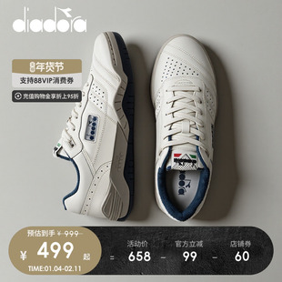 diadora迪亚多纳男女秋冬保暖皮鞋复古休闲网球鞋加厚款运动板鞋