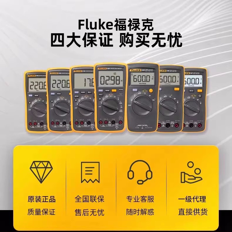 福禄克101061071517高精度万用表