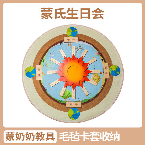 儿童生日会礼物蒙氏早教生日毯