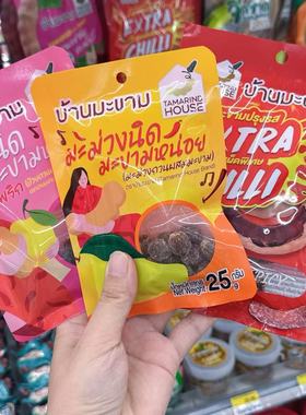 泰国711零食代购果干Tamarind candy酸角糖青柠芒果原味罗望子