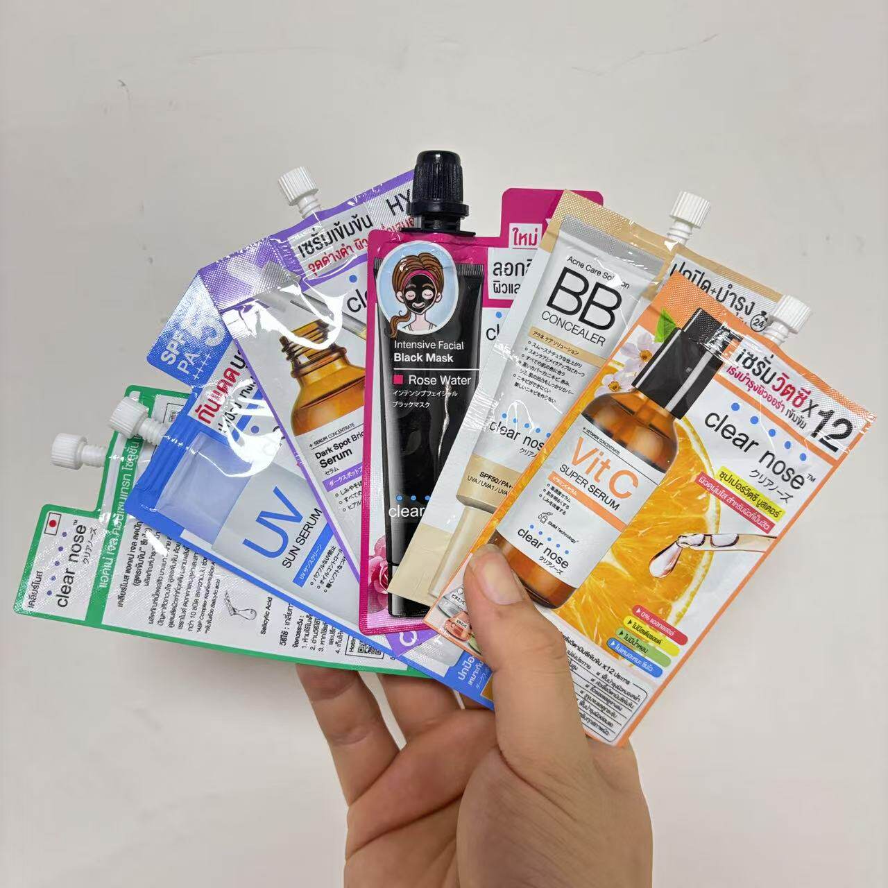 泰国clear nose次抛去豆去粉刺黑头防晒精华涂抹面膜71小红书同款
