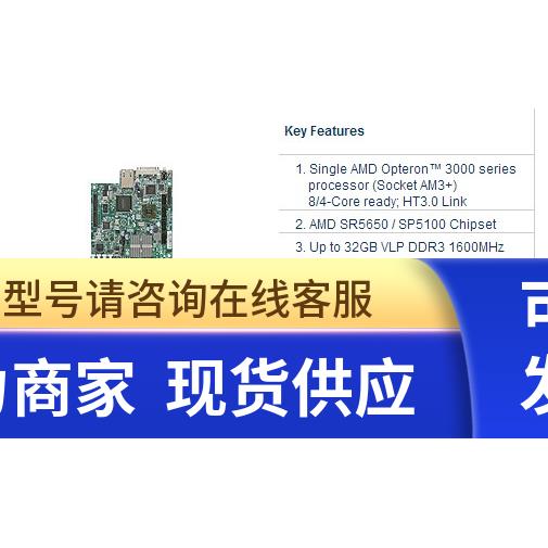 SUPERMICRO 超微 H8SME-F 主板 服务器 主板