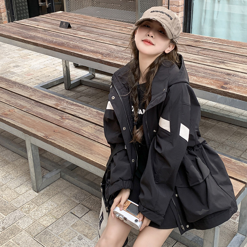 【现货】图新款工装冲锋衣风衣外套301A-8508-P165-K218,女装风衣,2C301