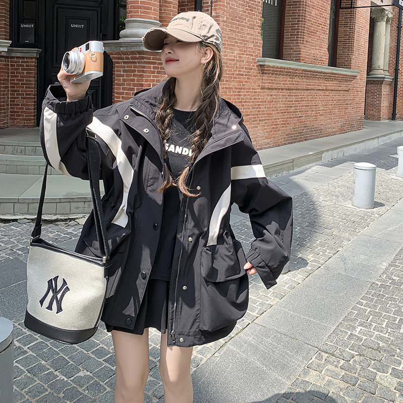 【大量现货】工装冲锋衣风衣外套301A-8508-P165-K228,女装短外套,2C301
