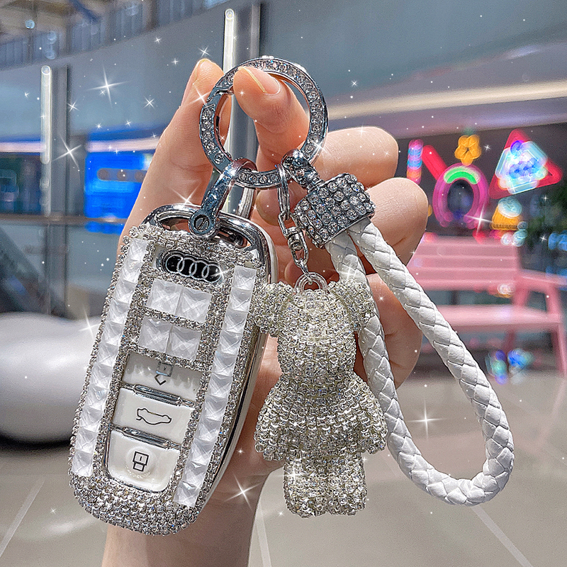 奥迪q5钥匙套17款a6l钥匙包18款