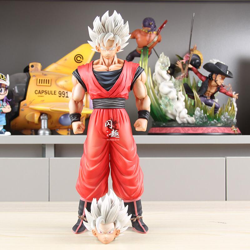 七龙珠动漫周边摆件HY厂双头雕周刊色超一超二悟空手办二次元模型