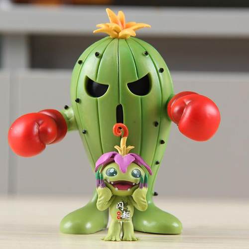 数码宝暴龙贝世界图鉴动漫周边摆件仙人掌兽巴鲁兽GK手办潮玩桌面