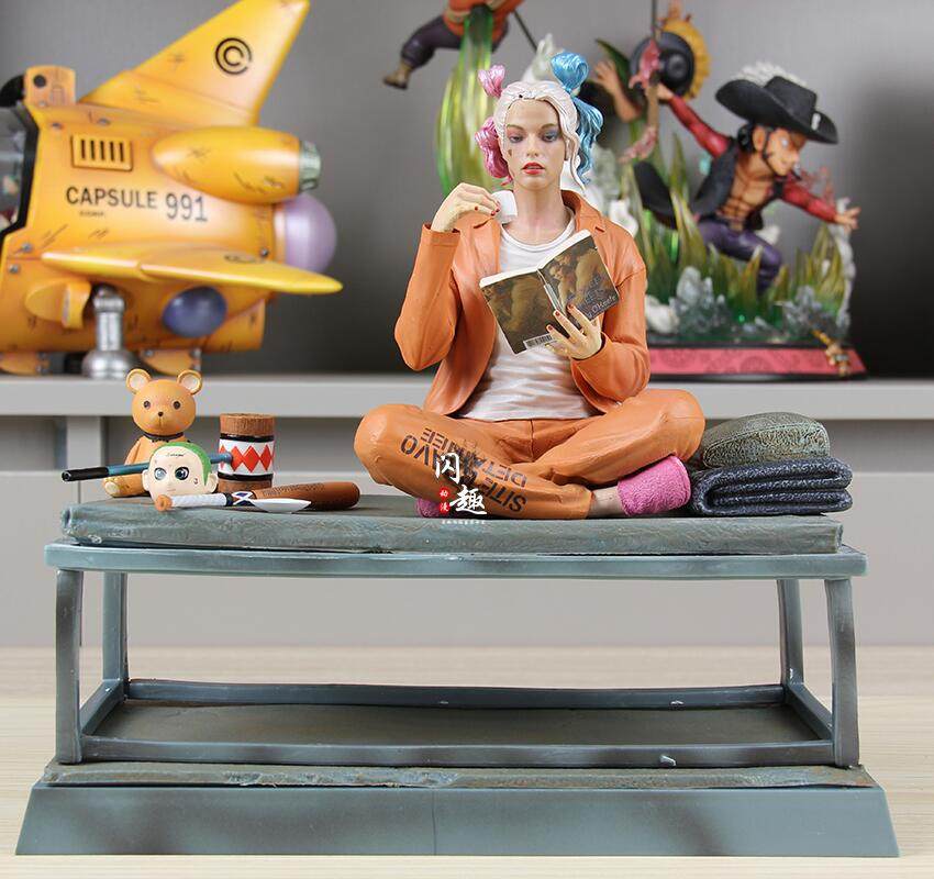 joker 小丑女 坐姿 希斯莱杰 漫威 dc自杀小队 手办 桌面模型摆件