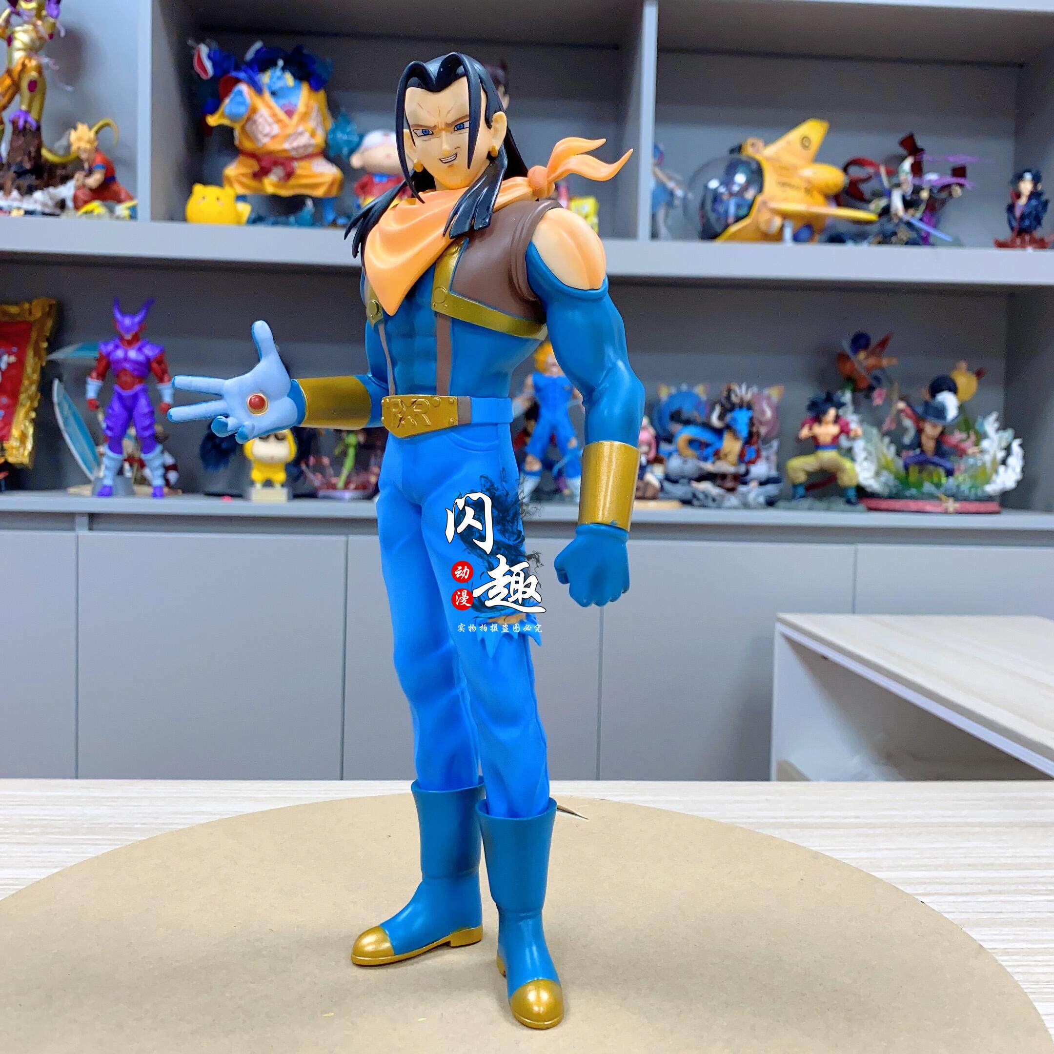 七龙珠 gt 超级人造人17号手办 gk 动漫模型摆件周边魔改礼物