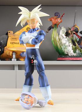 七龙珠LK杰克帮特兰克斯双头雕GK手办超级赛亚人模玩二次元摆件