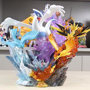 口袋神奇EGG洛奇亚三圣鸟急冻鸟手办动漫模型摆件周边礼物