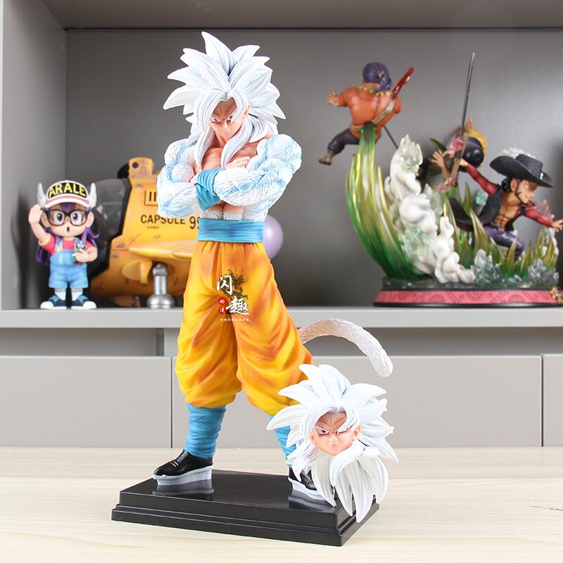 七龙珠动漫周边雕像模型抱胸超五孙悟空GK手办二次元公仔雕像礼物