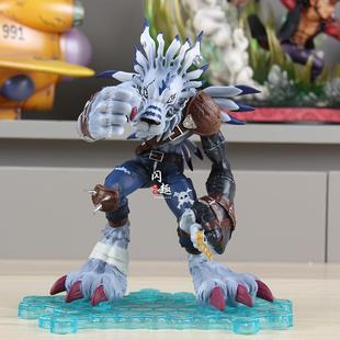 暴龙数码宝贝gk 兽人加鲁鲁 手办 动漫周边公仔模型摆件男生礼物