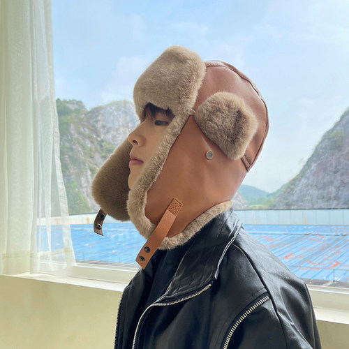 骑行防寒帽子男士冬季