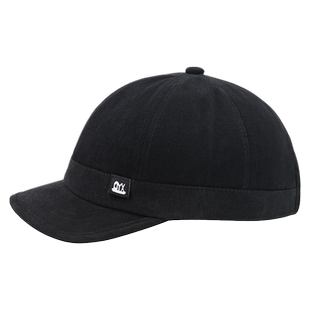 帽子男短帽檐夏季韩版四季棒球帽男生寸头短舌鸭舌帽男士潮春秋