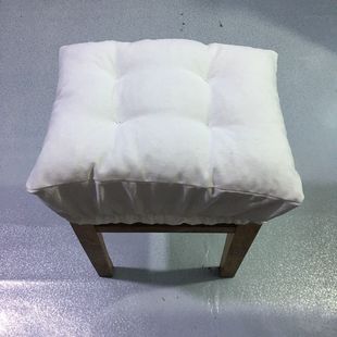 凳垫罩 泡泡棉坐垫长方形凳子长条椅垫帆布纯色学生板凳垫套罩换鞋