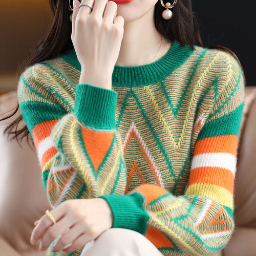 澳龙羊网红爆款流行羊绒毛衣羊绒