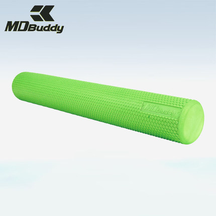 MDBuddy加长瑜伽柱按摩轴普拉提瑜伽半轴EVA浮点泡沫轴狼牙滚轴