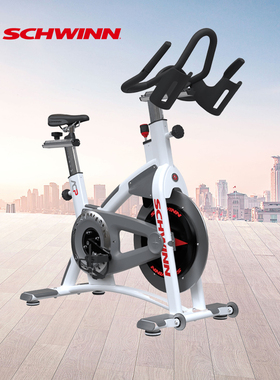 美国Schwinn十字星动感单车AC Sport碳纤皮带传动室内健身房器材