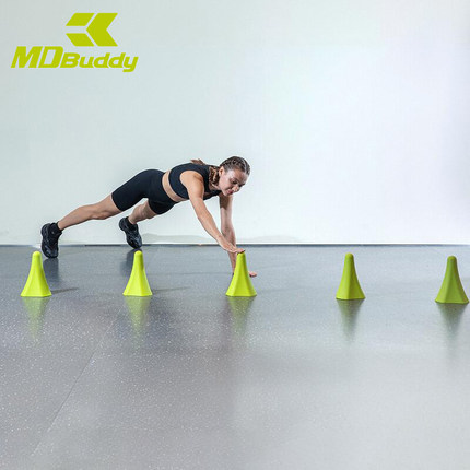 MDBuddy足球训练器材标志桶篮球障碍物标志盘标志桶跆拳道路障桩