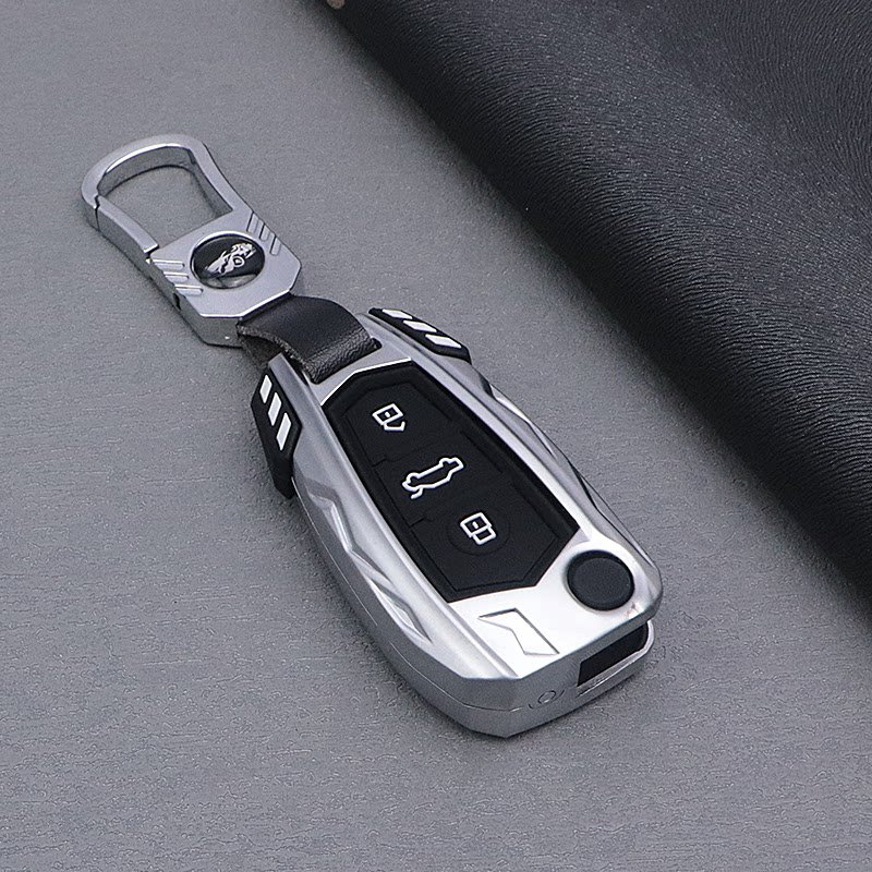 专用2023款奥迪q3钥匙保护套高端个性q3金属q3 sportback创意套扣