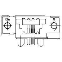 1-1761186-1 连接器 《 CONN MOD JACK 4P R/A SHLD    》