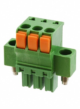 1986723-3 连接器 《 TERM BLOCK PLUG 3POS STR 3.5MM    》