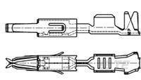1241860-2 连接器 《 CONN SOCKET 17-20AWG CRIMP TIN    》
